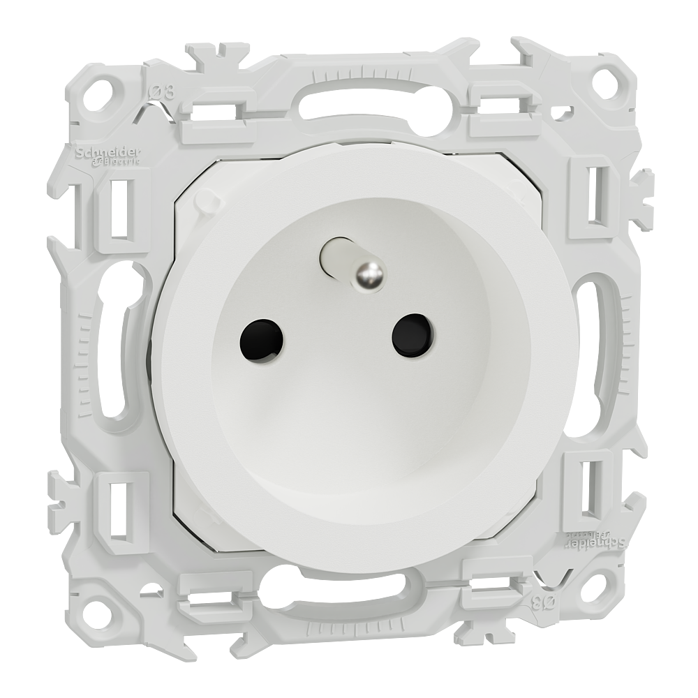 Odace lot 108 prises 2P+T réno blanc